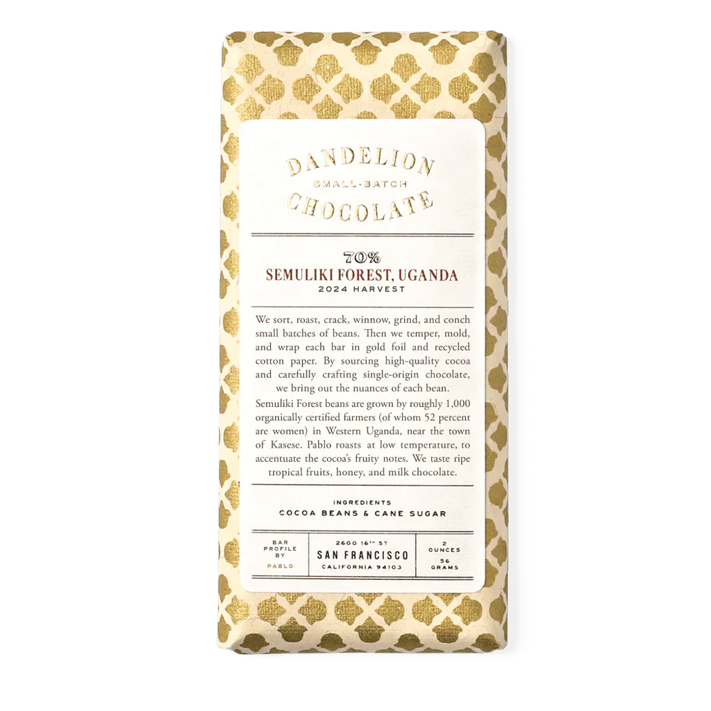 Dandelion Chocolate Semuliki Forest 1