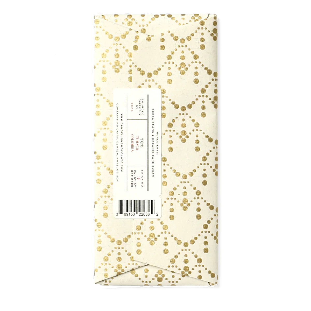 Dandelion Chocolate Tumaco