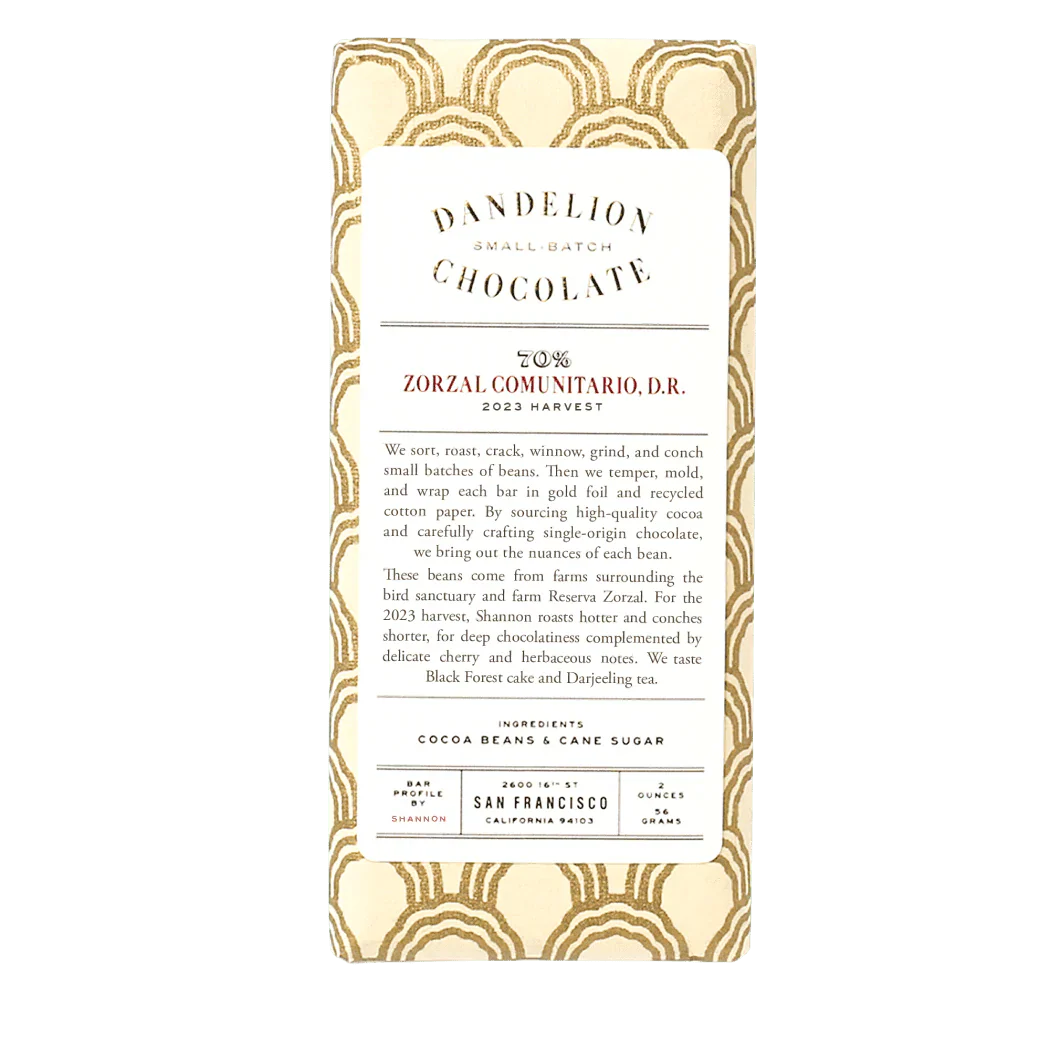 Dandelion Chocolate Zorzal Comunitario 1