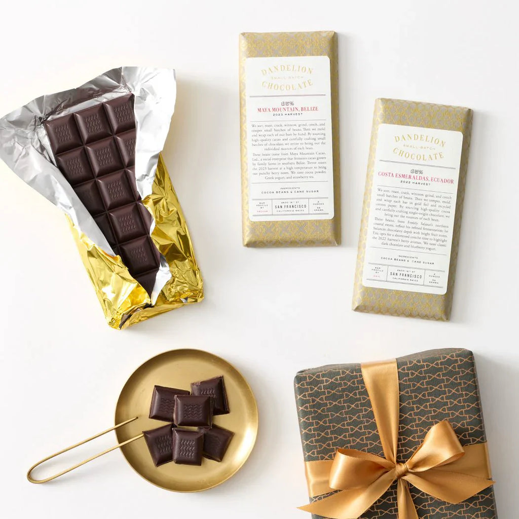 Dandelion Chocolate 85% Three‑Bar Gift Set