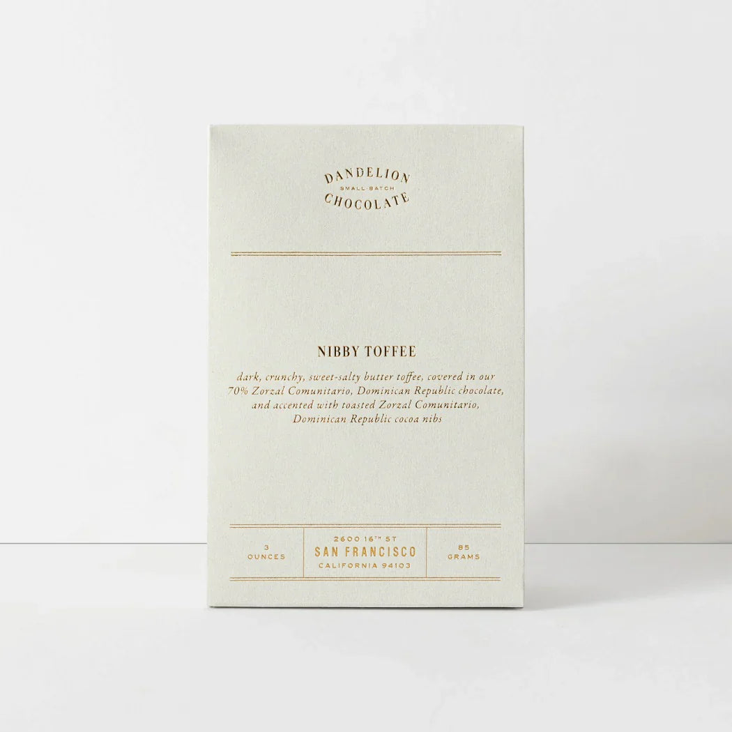 Dandelion Chocolate Nibby Toffee