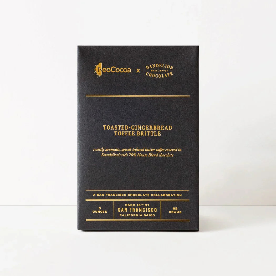 Dandelion Chocolate Toasted-Gingerbread Toffee Brittle