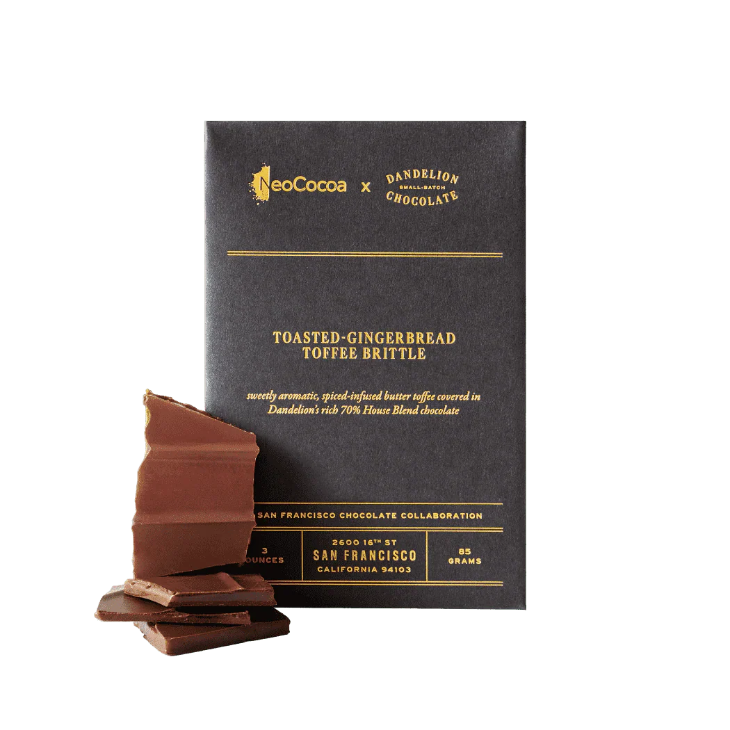 Dandelion Chocolate Toasted-Gingerbread Toffee Brittle