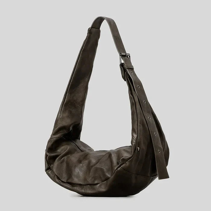 *Dark Rebel Leather Shoulder Bag