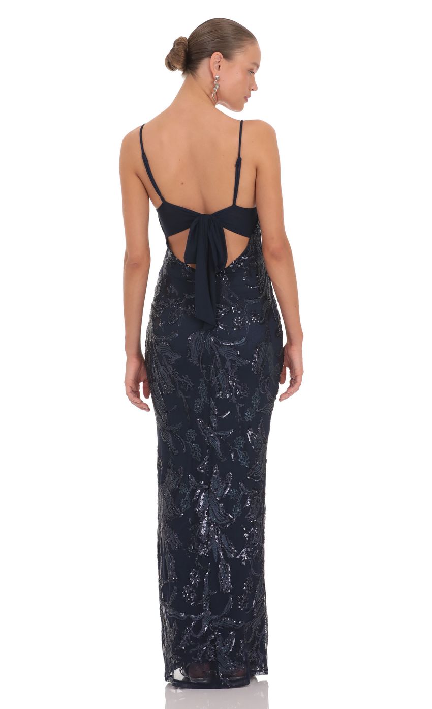 Lucy In The Sky Gabriella Sequin Maxi Dress