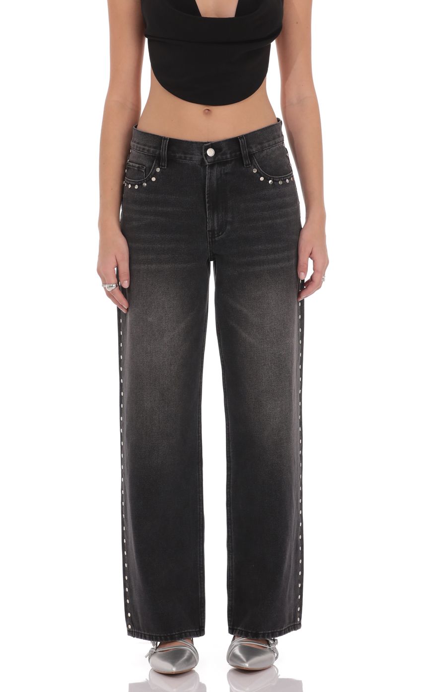 Lucy In The Sky Rovena Studded Jean