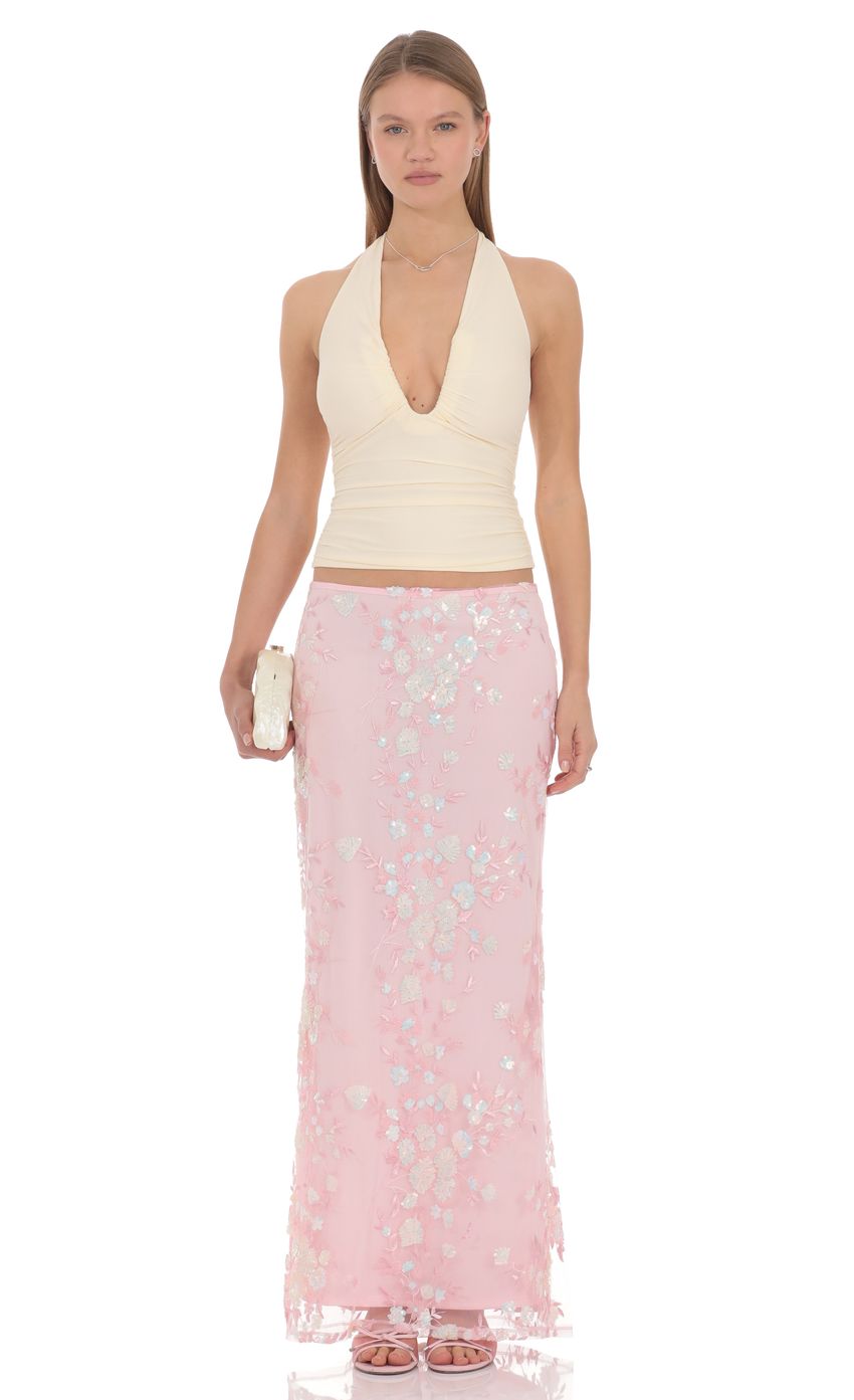 Lucy In The Sky Makayla Embellished Maxi Skirt