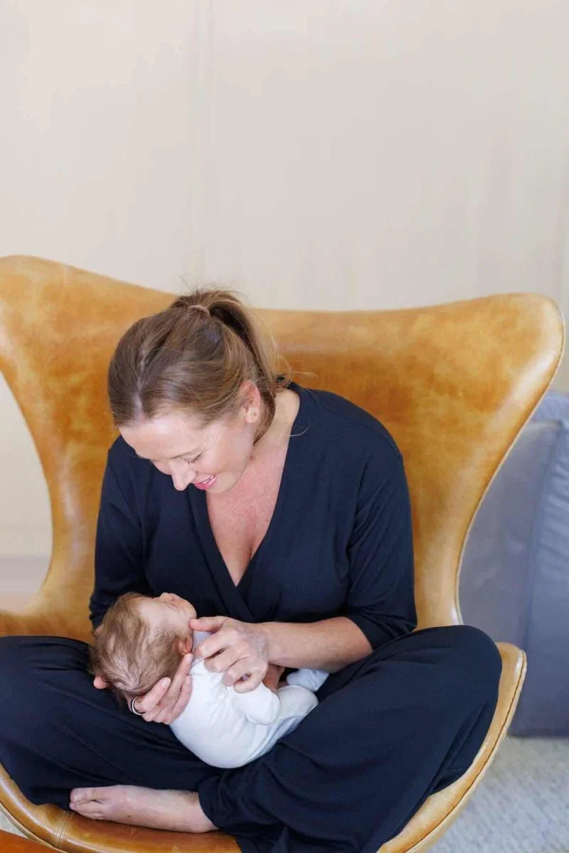 Simple Wishes Emma Ribbed Nursing Jumpsuit