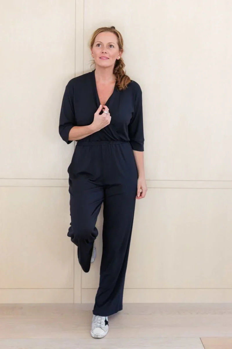 Simple Wishes Emma Ribbed Nursing Jumpsuit