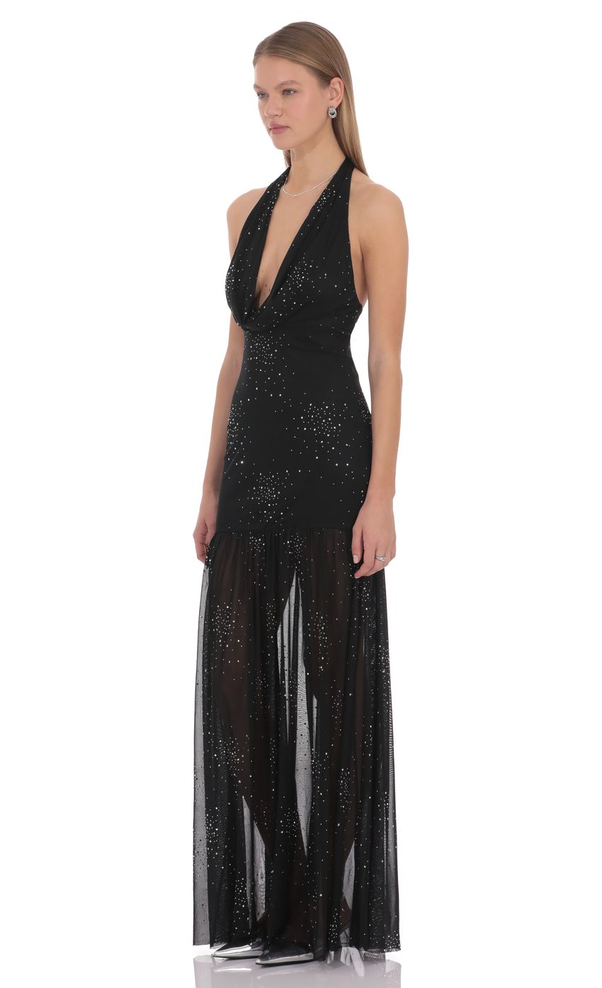 Lucy In The Sky Gianna Rhinestone Maxi Dress