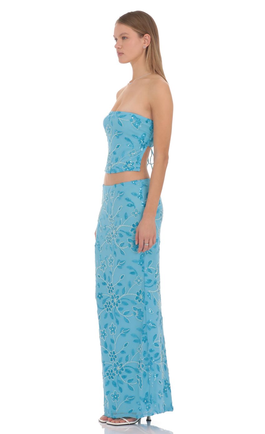 Lucy In The Sky Valence Embellished Maxi Skirt