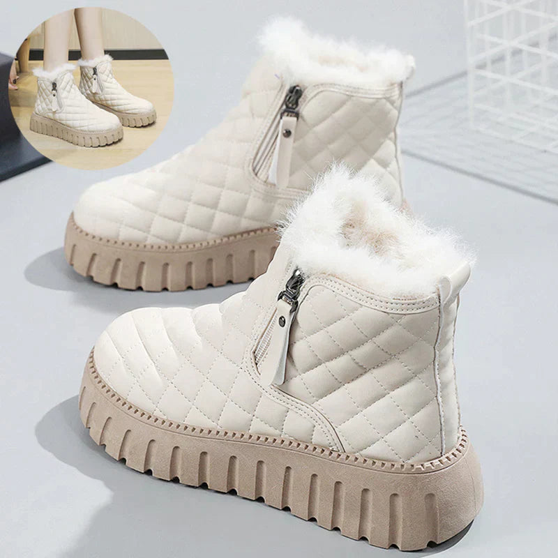 Harper & Lane Lily - Checkered Ankle Boots