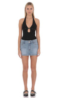 Lucy In The Sky Valeria Denim Mini Skirt