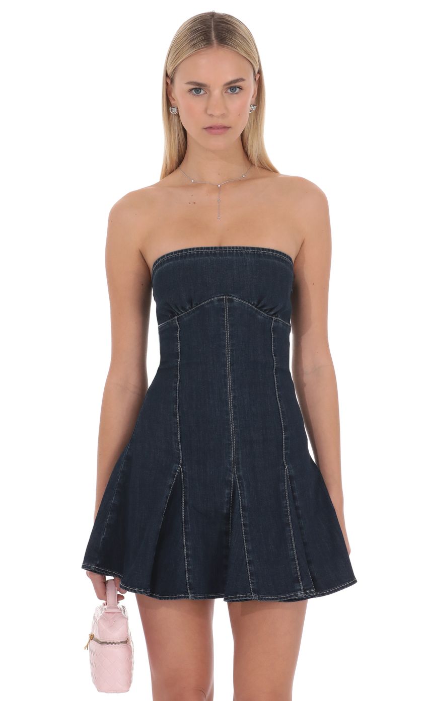 Lucy In The Sky Rovelle Denim Mini Dress