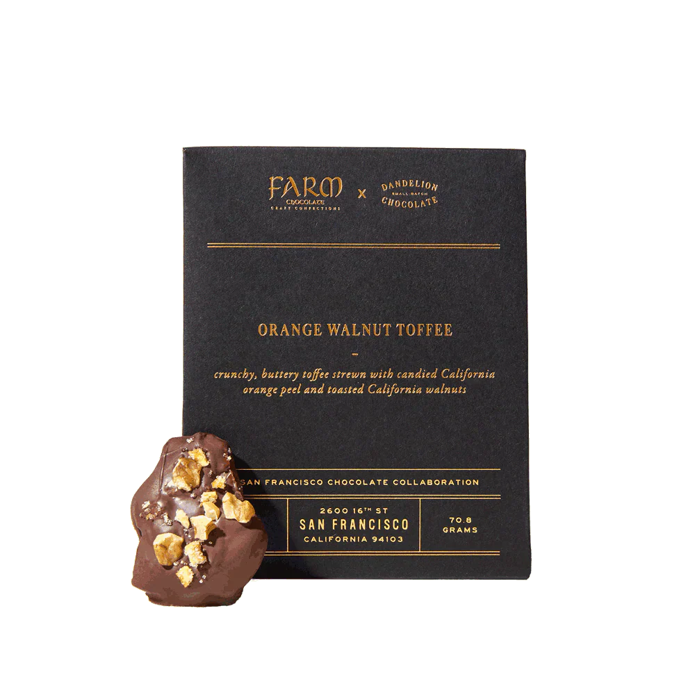 Dandelion Chocolate Orange Walnut Toffee