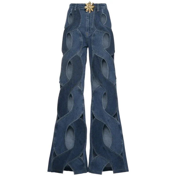 *Fashionistas Only High Waist Contract Jeans