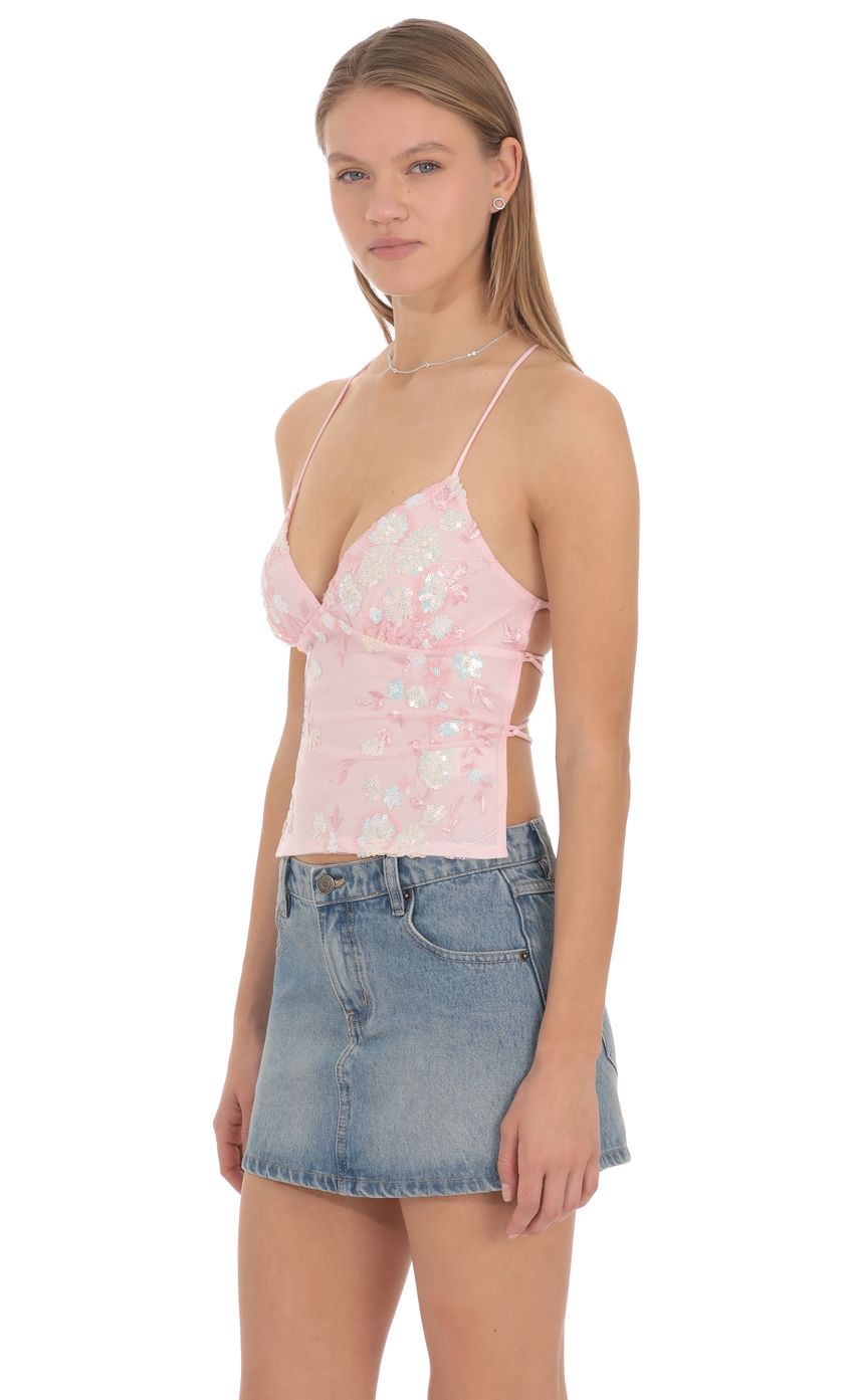 Lucy In The Sky Bianca Sequin Top