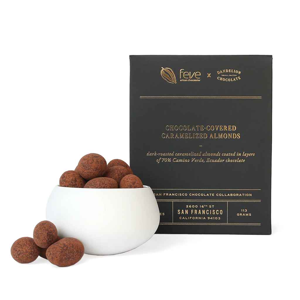 Dandelion Chocolate Chocolate-Covered Caramelized Almonds