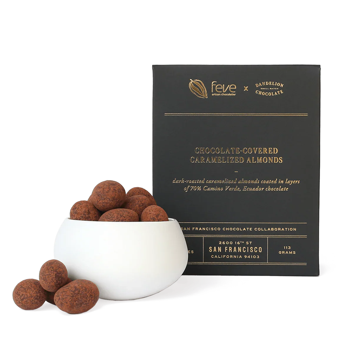 Dandelion Chocolate Chocolate-Covered Caramelized Almonds