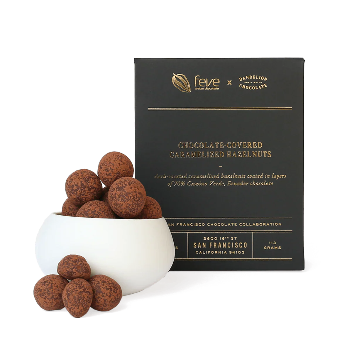 Dandelion Chocolate Chocolate-Covered Caramelized Hazelnuts