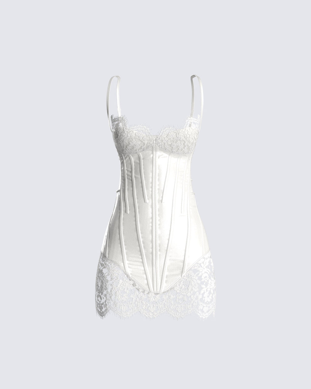 Rosie White Corset Dress