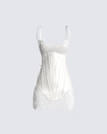 Rosie White Corset Dress