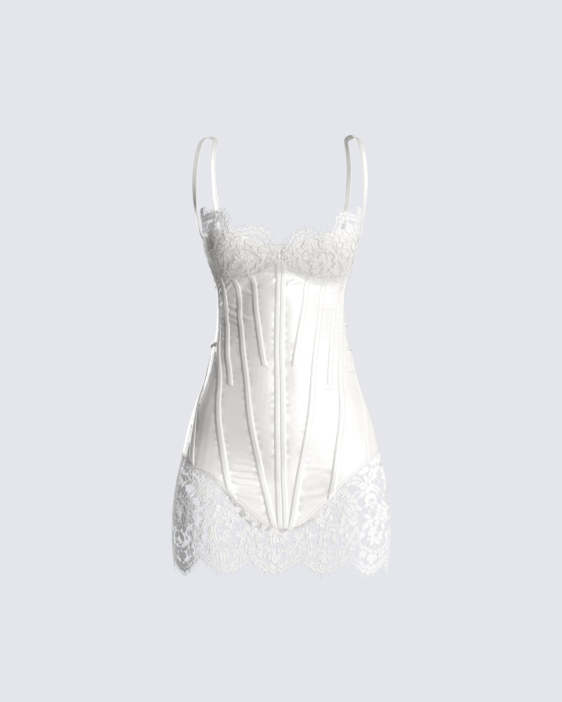 Rosie White Corset Dress