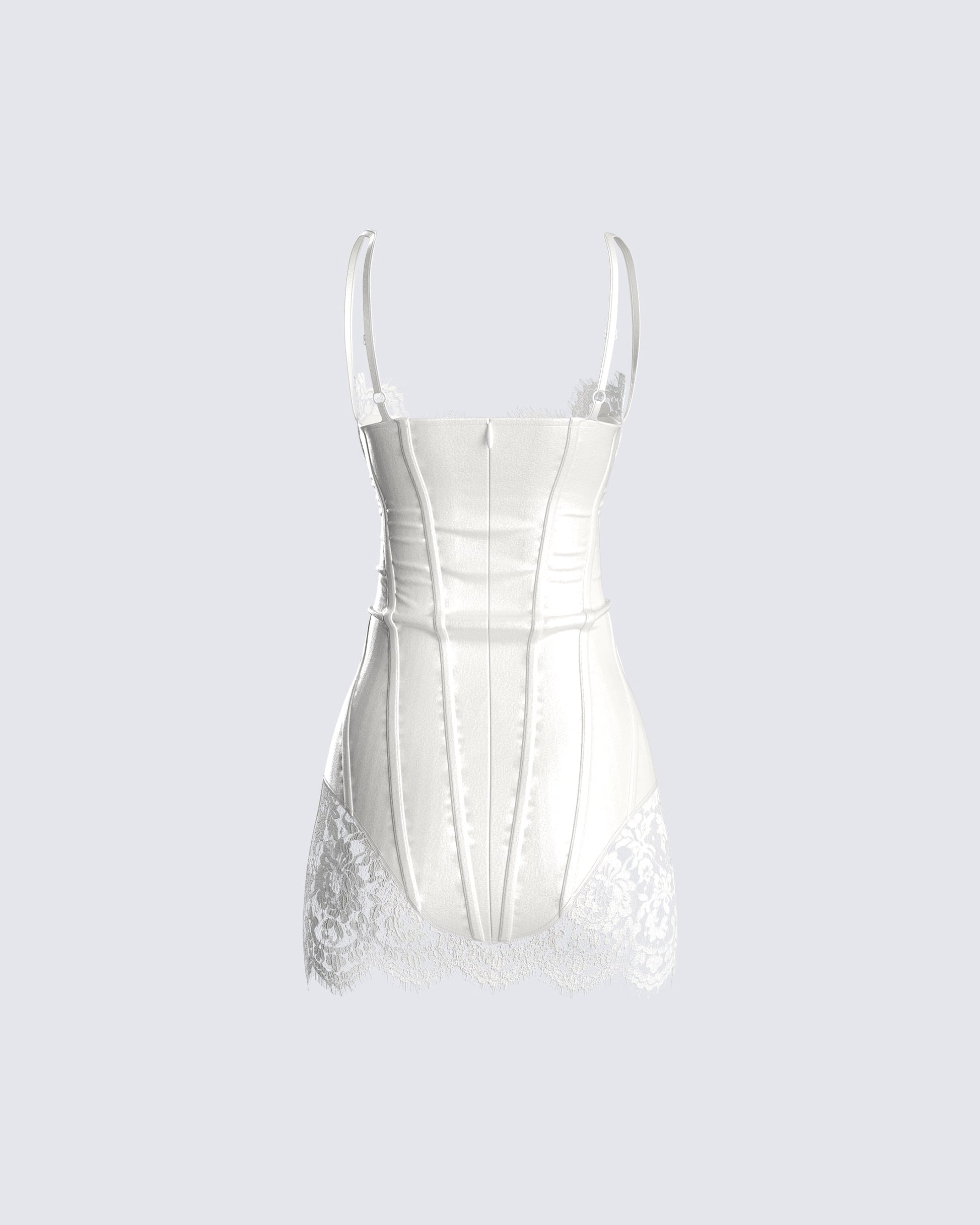 Rosie White Corset Dress