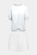 Simple Wishes Giselle Nursing Lounge Short Set - Discontinued Color