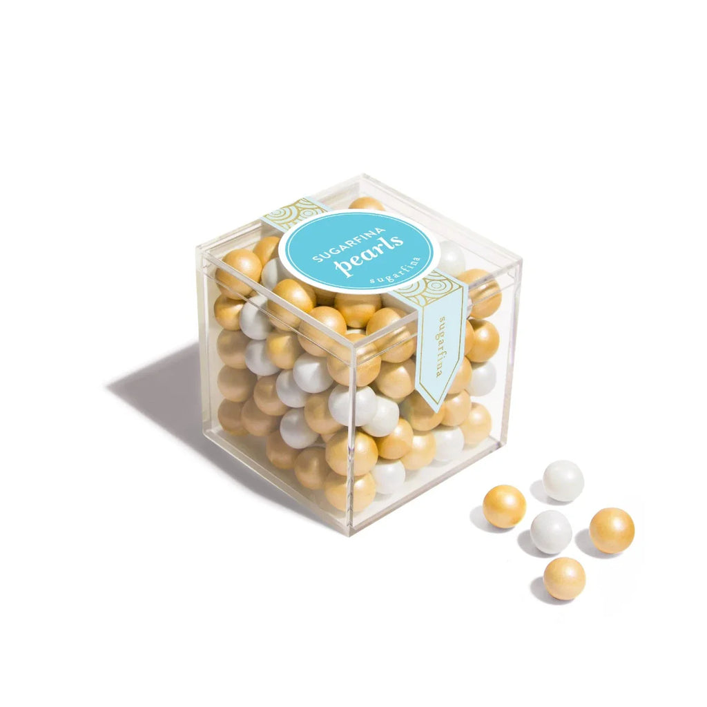 Sugarfina Sugarfina Pearls (Gold & White) - Small Candy Cube