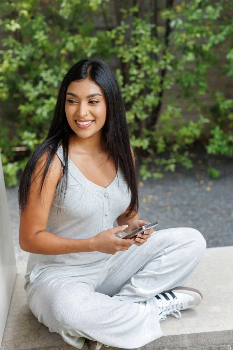 Simple Wishes Grace Ribbed Nursing Jumpsuit