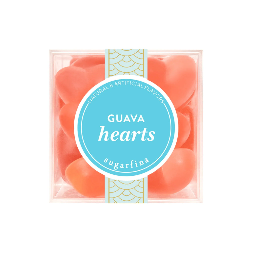 Sugarfina Guava Hearts - Small Candy Cube