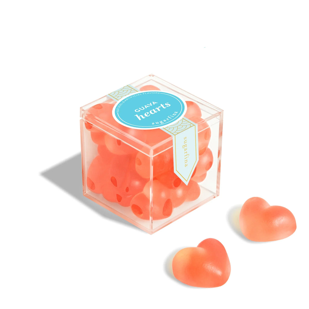 Sugarfina Guava Hearts - Small Candy Cube