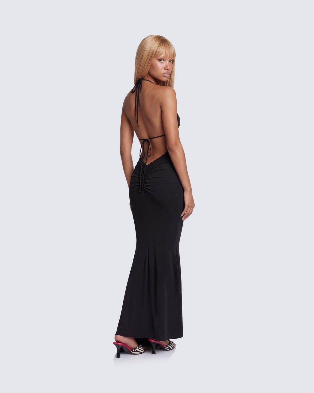 Finesse Ravie Halterneck Maxi Dress