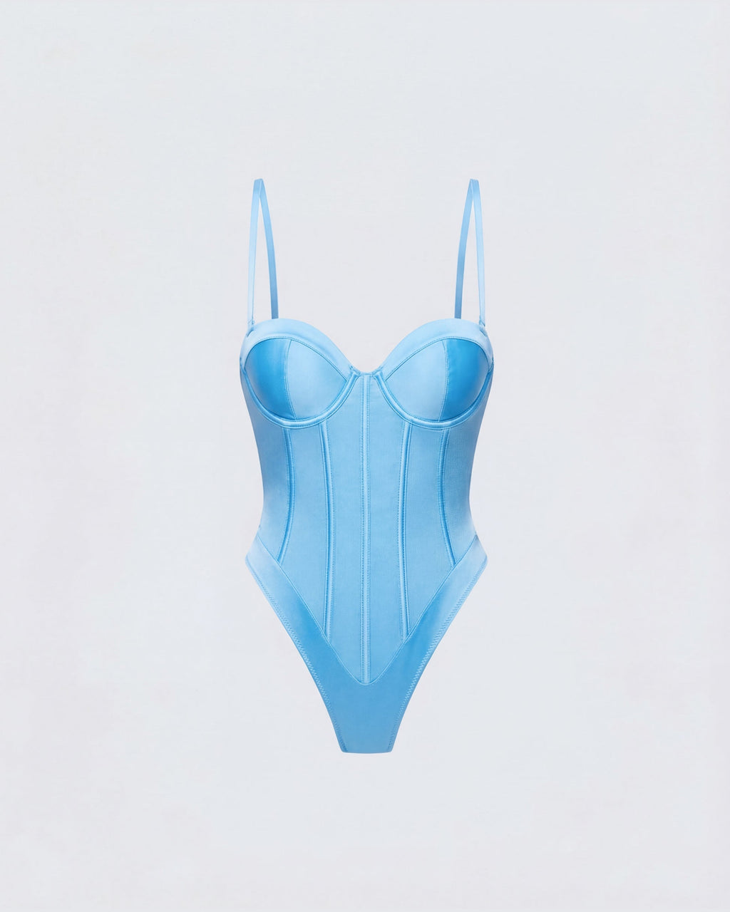 Finesse Cinderella Mesh Detachable Strap Bodysuit