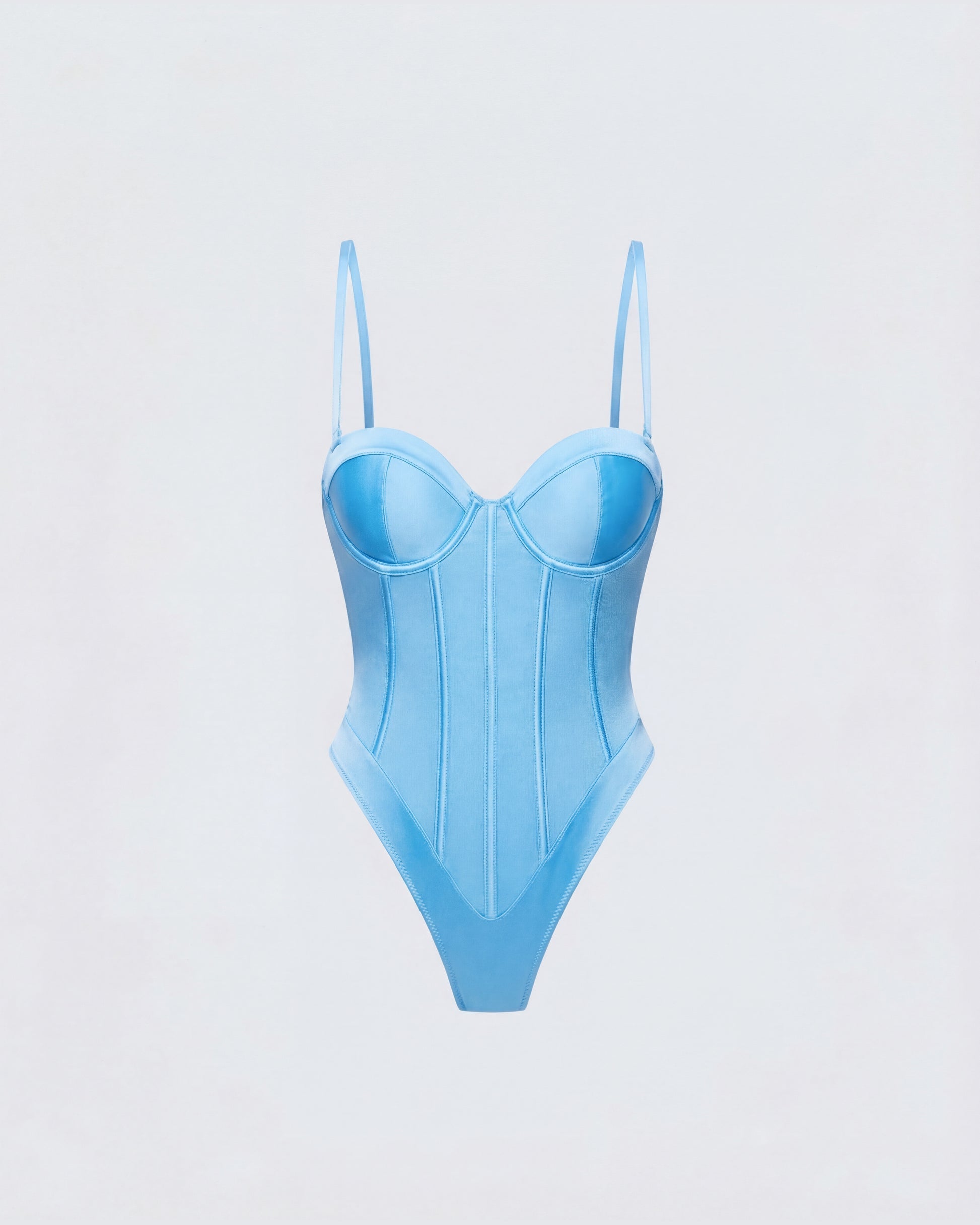 Finesse Cinderella Mesh Detachable Strap Bodysuit