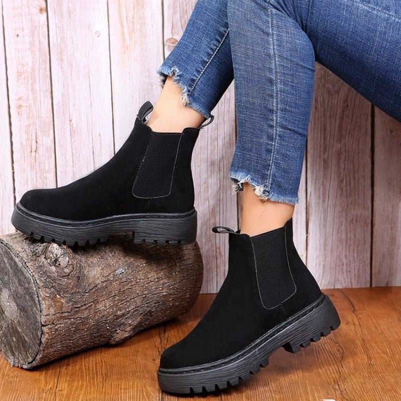 Harper & Lane Olivia - Chunky Ankle Boots