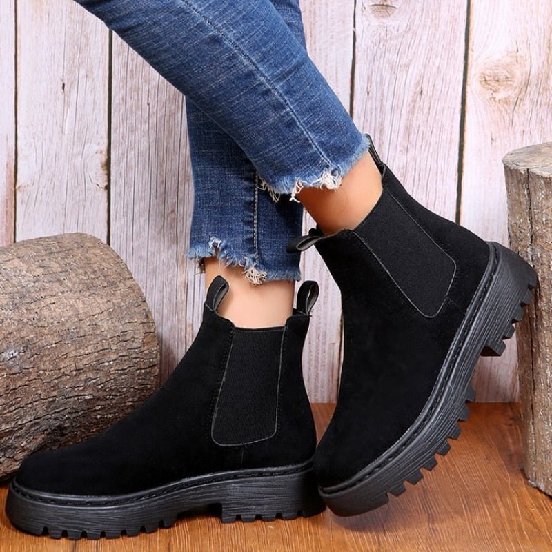 Harper & Lane Olivia - Chunky Ankle Boots