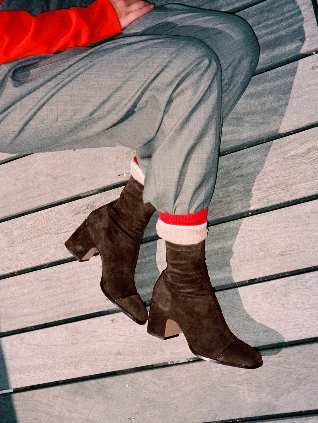 Harper & Lane Jamie - Suede Square Toe Boots