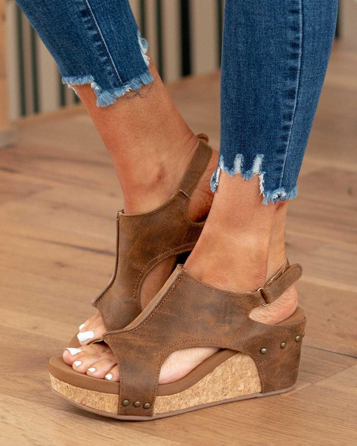 Harper & Lane Madeline - Vegan Wedge Sandals