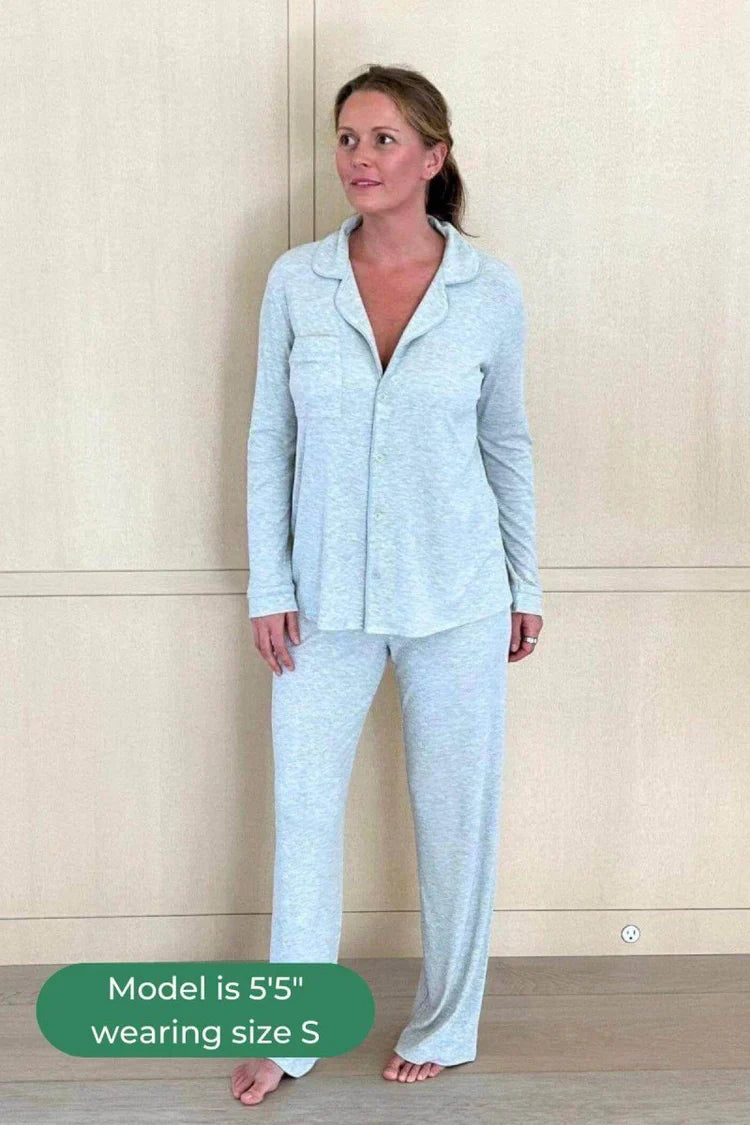 Simple Wishes Juliette Ribbed Long Sleeve Pajama Set