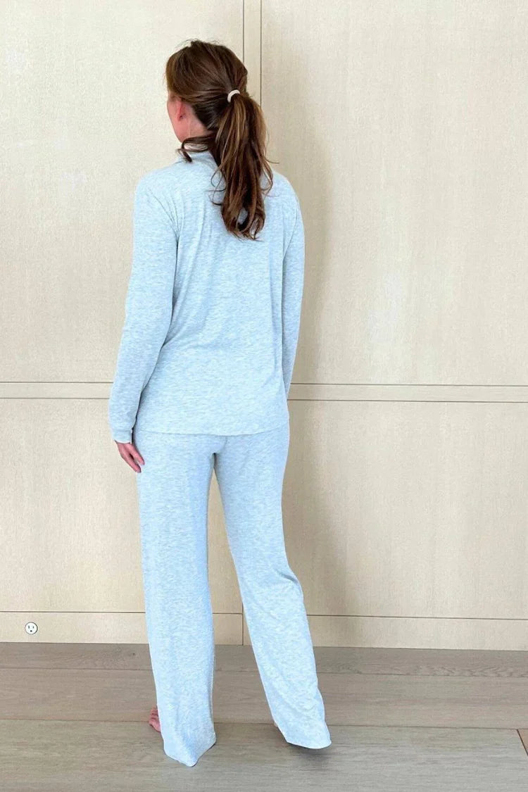 Simple Wishes Juliette Ribbed Long Sleeve Pajama Set