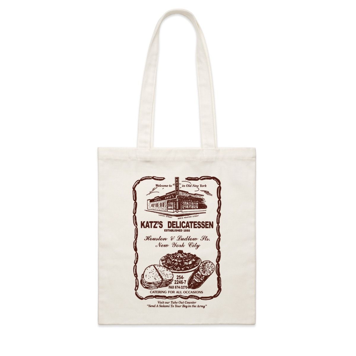 Katz's Delicatessen Katz's Takeout Tote Bag