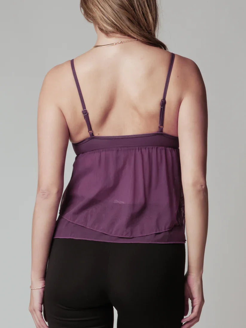 Klassy Mesh Flowy Cami