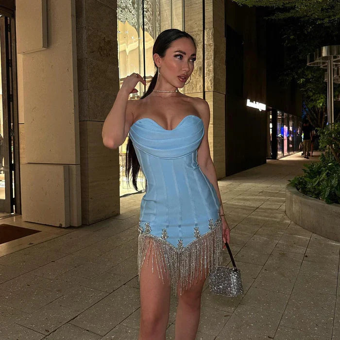 *Love Me Anyway Diamond Mini Dress