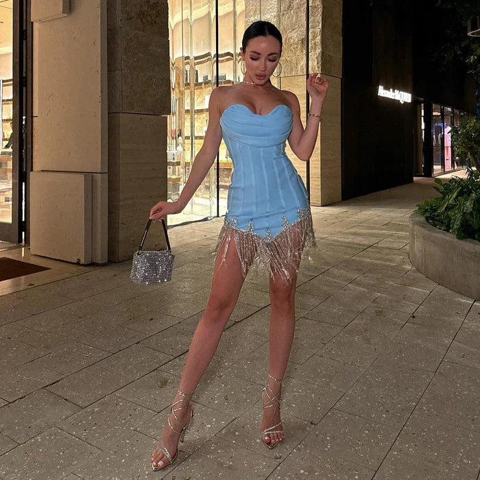 *Love Me Anyway Diamond Mini Dress