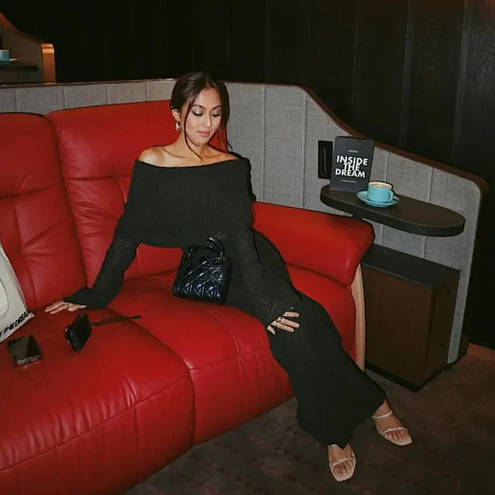 *Love Story Off-Shoulder Maxi Dress