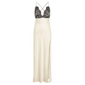 Mermaid Way Loveline Satin Slip Lace Maxi Dress