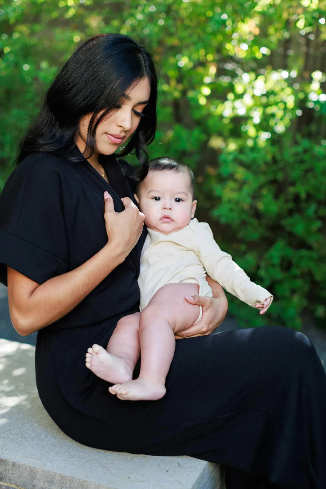 Simple Wishes Mae Fleece Nursing Jumpsuit