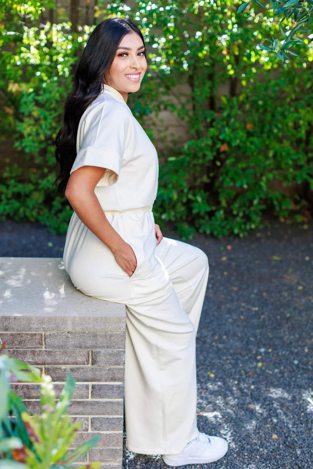 Simple Wishes Mae Fleece Nursing Jumpsuit